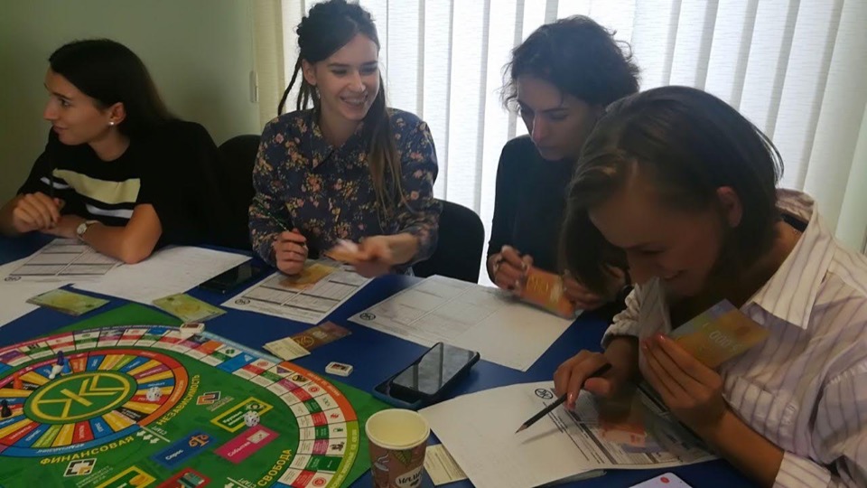 Photo: Financial game «Living Capital» and our Rotary Club