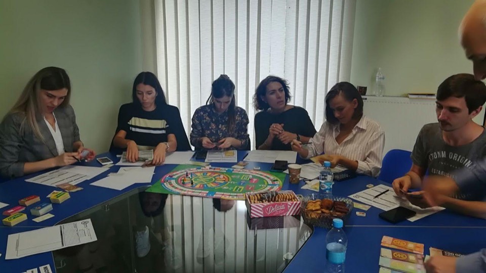 Photo: Financial game «Living Capital» and our Rotary Club