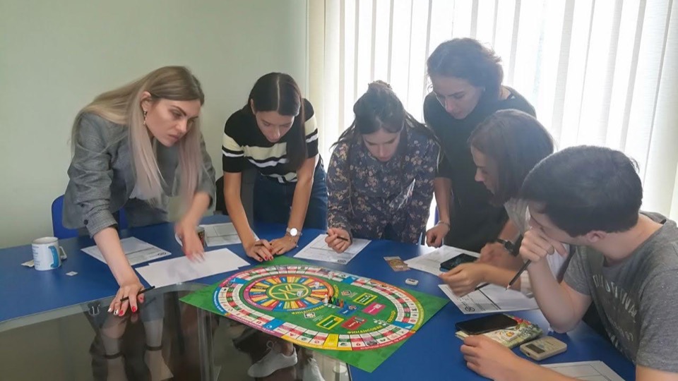 Photo: Financial game «Living Capital» and our Rotary Club