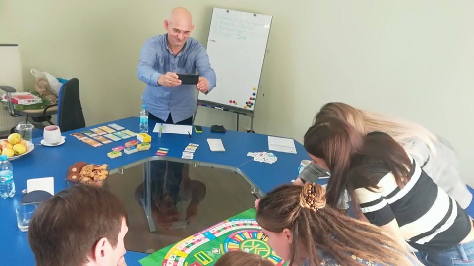 Photo: Financial game «Living Capital» and our Rotary Club