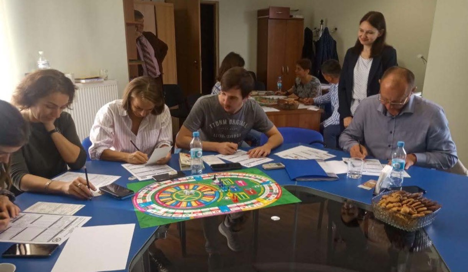 Photo: Financial game «Living Capital» and our Rotary Club