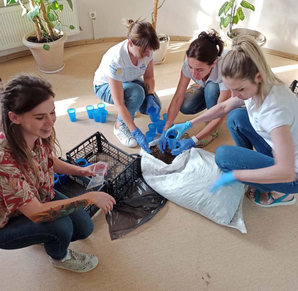 Photo: Rotary green «kindergarten» in Odessa