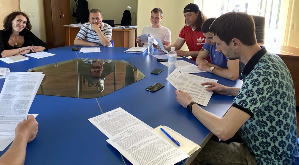 Photo: Discussion of Odessa satellite projects