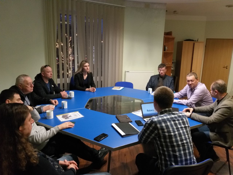 Photo: The first meeting of the Rotary Satellite Club «Kyiv-Capital — Odessa Sea Energy»